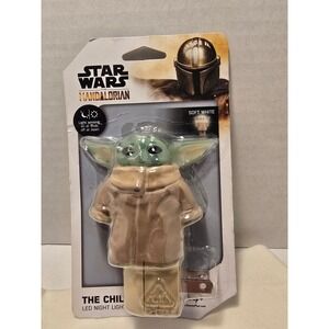 Star Wars Mandalorian The Child Grogu LED Night Light Jasco Soft White New /0560